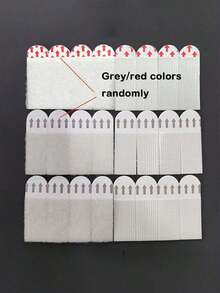 12pcs, No Drilling Required Hanging Picture Strip - Double-Sided Removable Wall Hooks, Suitable For Picture Frames And Artworks, Waterproof Paste Installation Label - Multicolor - View 10