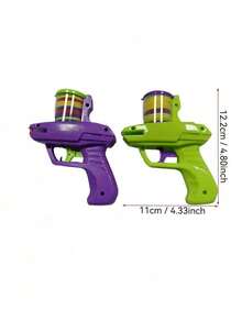 Interaktives Katzenspielzeug in Zufallsfarbe, enthält 15 Schaumstoffscheiben, Plastik-Cartoon-Design, ohne Batterie, Haustierspielzeug