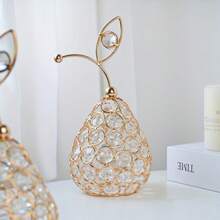 Ornement d'ananas en cristal, figurine de fruits artificiels, statue de fruits en verre, centre de table de dessus de table