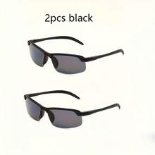 1/2/4pcs Semi-Rimless Glasses - Women/Men Driving Glasses Yellow/Green Driving Glasses Accessories - Multicolor - View 17