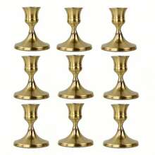 3/6/12 Pcs Tabletop Metal Candle Holders - Elegant Cone-Shaped Candle Stand For Dinner, Wedding, Anniversary, Home & Hotel Decor - Multi-Purpose Party & Home Themed Set, Ideal Centerpiece Decor & Gift - No Candle Included Gifts Birthday Graduation - Multicolor - View 19