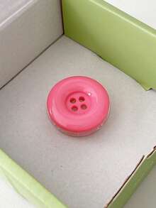 1pc Candy Color Button Phone Airbag Stand, Adhesive Expandable Slouchy Desktop Phone Holder, Retractable Phone Stand Compatible With IPhone, Android Phone, Gift For Birthday, Family, Friends Push-Pull Phone Grip Phone Accessories