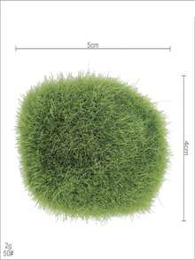 5pcs/10pcs Artificial Moss Rocks, Green Floral Moss Balls Moss Covered Stones Fake Moss Decor For Floral Arrangements Fairy Gardens And Crafting