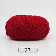 1pc 5-Ply Soft Yarn, DIY Crochet Knitting, Applicable For Crochet Knitting Bags, Scarves, Hats, Sweaters, Dolls