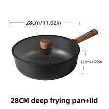 Non Stick Pan And Flat Bottomed Pan, Induction Cookware Set 16 Piece Kitchen Cooking Set, Non Stick Pan And Flat Bottomed Pan, With Frying Pan (Excluding Perfluorooctanoic Acid, Perfluorooctanoic Acid) - Black - View 11