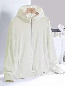 Lightweight Full Zip Jacket UPF 50+ Hood For Hiking Fishing And Outdoors - 羅莎 - 查看 5