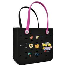 CSjihua Women's Beach Bag, EVA Beach Rubber Tote - Durable, Lightweight, Fade-Resistant, Suitable For The Beach, Pool, Boat, Shopping, Sports, Easy To Clean, Sturdy And Durable, Beach Accessory | Colorful Beach Bag | Lightweight Bag - 彩色 - 查看 26