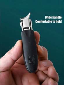 Nowy, duży obcinacz do paznokci ze skośną końcówką i rowkiem, przenośny obcinacz do paznokci ze stali nierdzewnej, szczypce jednorazowego użytku, kształt orlego dzioba do użytku domowego, duże narzędzia do paznokci, odpowiednie do grubych i twardych paznokci, przycinanie paznokci u rąk i nóg, szczególnie dla mężczyzn i osób starszych, powrót do szkoły