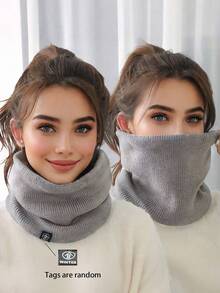 多功能防护面罩围巾，适合户外运动，单件装，冬季保暖围脖，男士滑雪围脖，女士围脖，男士抓绒围脖面罩，加厚防风围巾，寒冷天气防护，适合日常穿着 - 彩色 - 查看 13