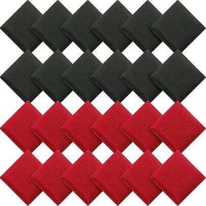 24 Pcs Bean Bags Nylon Cornhole Bean Bags Tossing Fun Sports Outdoor Family Games Toy Patriotic Small Beanbag Hand Toss Party Game Supplies Adult (Red Black)Rattle Teething Soft Plush Stuffed Animal Cuddly Sensory Textured Crinkle Squeaky Musical Piano Drum Xylophone Light Up Flashing Projection Rattle Ball Soft Ball Rubber Ball Squeeze Ball Stacking Stacking Rings Nesting Cups Building Blocks Soft Blocks Wooden Blocks Shape Sorter Puzzle Peg Puzzle Floor Puzzle Bath Floating Squirt Bath Crayon Pull Push Walker Ride On Rocking Horse Stroller Car Hanging Mobile Crib Mobile Plush Mobile Activity Gym Gym Tummy Mirror Chew Bite Developmental Learning Educational Interactive Battery Operated Wind Up Handheld Travel Portable Kit Sticker Book