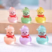 Boîte de pomme de Noël, boîte cadeau créative avec bonhomme de neige et cerf, portable pour enfants, boîte à biscuits et bonbons, cadeau de Noël, avec ornements de Noël gratuits (couleur aléatoire)