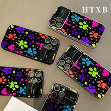 Phone Love Pattern Electroplated | AG Frosted Large View Window 2 en 1 17 17 Pro 17 Pro 16 Pro 16 Pro 16 Plus 16 15 Pro 15 Pro 15 Plus 15 14 Pro 14 Pro 14 Plus 14 13 Pro 13 Pro 13 12 Pro 12 Pro 12 Series, Funda para dispositivo, Teléfono, Diseño elegante, Premium, Funda resistente a arañazos, Funda protectora, Propietarios de smartphones, Entusiastas de la tecnología - Negro - Ver 4