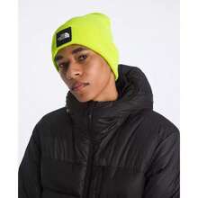The North Face Men's Big Box Beanie |  | Men Baseball Cap - 黃色 - 查看 1