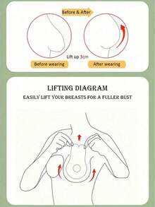 20pcs Invisible Lift Breast Lift Tape, Non-Woven Fabric Anti-Droop Push-Up Nipple Covers For Large Bust & Plus Size Women, Sexy, Anti-Glare & Anti-Embarrassment, Soothing Item Cover To Prevent Protruding Points From Shining Out, Push Ups To Lift Bras