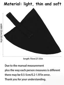 1 buc. Șapcă musulmană simplă cu nasturi pentru femei, culoare solidă, subțire și elastică reglabilă, șapcă hijab sport, potrivită pentru toate anotimpurile