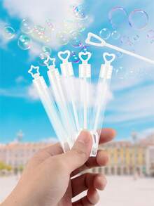 Bộ 12/24/48/60 que thổi bong bóng màu trắng, chai thổi bong bóng hình trái tim màu trắng, ống nghiệm thổi bong bóng mini (không bao gồm dung dịch thổi bong bóng), dụng cụ tạo không khí tiệc tùng, thích hợp cho đám cưới, lễ kỷ niệm, tiệc tùng, quà sinh nhật/lễ tốt nghiệp/tạo không khí tựu trường. - Nhiều màu - Xem 2