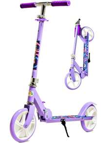 DEPORTES GUEVARA Kinene |   Scooter Patin del Diablo para Jovenes y Adultos, Patín del Diablo con Manubrio Ajustable, 2 Ruedas - Rosa - Ver 1