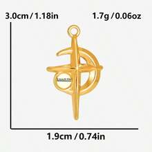 2 pezzi di ciondoli in acciaio inossidabile con forme assortite, inclusi rettangolo, ovale, goccia d'acqua, cuore, quadrato, per fai da te con resina, gocce d'olio, pietre, charms geometrici di alta qualità per la realizzazione di gioielli e decorazioni casual quotidiane