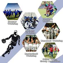 6/12 PCS Youth Pinnies Vertical Stripe Breathable Mesh Pennies For Soccer Basketball Sports