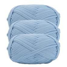 1/3pcs(100g/300g) Premium Polyester Crochet & Knitting Yarn, 30m/100g/Pc Length - Ideal For DIY Projects, T-Shirts, Slippers & Baskets,Fabric Strip Handmade Weaving Diy Bag, Toy, Shoe, Carpet, Organizing Basket Thread