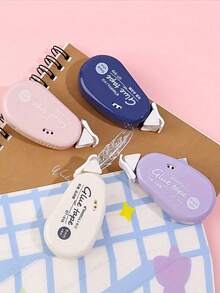 1/4pcs Double Sided Adhesive Dots Glue Tape - Perfect For Scrapbooking Collage Photo , Journaling & Crafts ,School Stationery Supplies - Multicolor - View 8