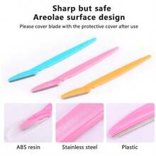 Navalhete Navalha Feminina Para Sobrancelha E Rosto Lâmina