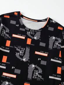 2pcs Men's Thermal Underwear Set, Long Sleeve T-Shirt + Pants, Warm Casual Base Layer For Autumn/Winter