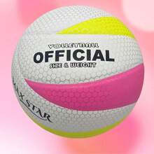 1pc Standard Size 5 Volleyball, Seamless Design, PU Material, Soft Leather