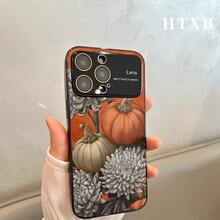 Teléfono Galvanizado Con Diseño De Calabaza Naranja |   Modelos 2 en 1 con ventana de visualización grande esmerilada AG que incluyen las series 17, 16, 15, 14 y 13. - Negro - Ver 7