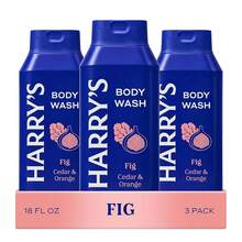 Harry's Body Wash Shower Gel For Men - Fig Scent - (3 Pack) 16 Fl Oz - Sensitive Skin Body Wash - No Parabens, Sulfates, Or Dyes - 18 Fl Oz (Gói 3) - Xem 2
