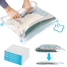 悬挂式真空储物袋节省空间的袋子，透明真空密封袋，用于服装、西装和夹克、壁橱整理器和储物柜，卧室，整理器，整理器，家庭储物柜，女式白色 T 恤，女式黑色裤子，女士冬装，连衣裙，女士冬装，优雅女士连衣裙，女士白衬衫，长袖，女士白色连体裤，女士春季连衣裙，女士春季服装，春季，春季服装，极简主义，夏季上衣