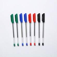 100 支圆珠笔防水创意塑料圆珠笔，适合男女学生、书写、笔记、标记、绘图、文具、学校用品返校