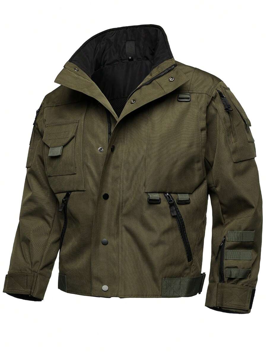 Giacca tattica di quarta generazione per agenti speciali, giacca da motociclista da uomo resistente al vento, anti-pugnalata, anti-graffio e durevole, abbigliamento da lavoro per esterni