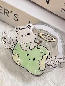 1 个磁性手机支架，可爱卡通猫、狗和兔子伸缩强力吸附手机滑动支架，兼容 、Android 手机，生日、家人、朋友礼物推拉式手机握把手机支架手机配件 - 彩色 - 查看 17