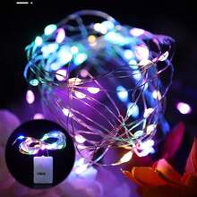 7pcs/Set LED String Lights 14m140LED (With Gypsophila Effect), 3 Modes 78.74inch20LED Copper Wire Lights, Gift Bouquet Wrapping Decorative Lights, Indoor BOBO Balloon Decoration Lights, Mini Colorful Party Wedding Christmas Birthday Room Atmosphere Lights - Multicolor - View 9