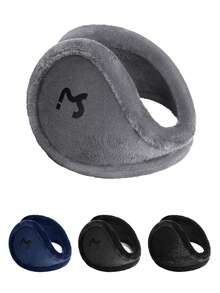 Extra Large Faux Fur Earmuffs, Soft Wool Warm Earmuffs Suitable For Running And Skiing, Winter - Multicolor - View 10