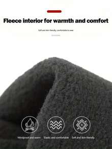 1 Pair Men's Outdoor Sports Equipment Cycling Gloves, Thermal Lined, Anti-Slip, Touchscreen, Suitable For Driving And Fishing In Autumn And Winter. - Multicolor - View 6