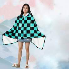 1pc Anime COS Wearable Blanket, Halloween Christmas Party Costume Prop, Suitable For Home, Travel, Camping