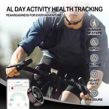 Intelligenter Ring - Fitness- & Schlaftracker, Schritt-, Distanz- & Kalorienüberwachung, magnetisches Laden - modisches Edelstahldesign, perfektes Geschenk zum Geburtstag, Neujahr, Weihnachten für Freunde, ideal für Partys, Feiertage & besondere Anlässe, IP68 wasserdicht, kompatibel mit iOS & Android, keine Abonnementgebühr, Roségold/Weiß/Schwarz, Größe 7/8/9/10/11/12 (15mAh wiederaufladbarer Akku) - YJH-R04 - Übersicht 11