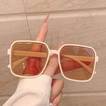 3pcs Square Minimalist Classic Eyeglasses, Fashion & Versatile Style For Men And Women - 3pcs - View 4