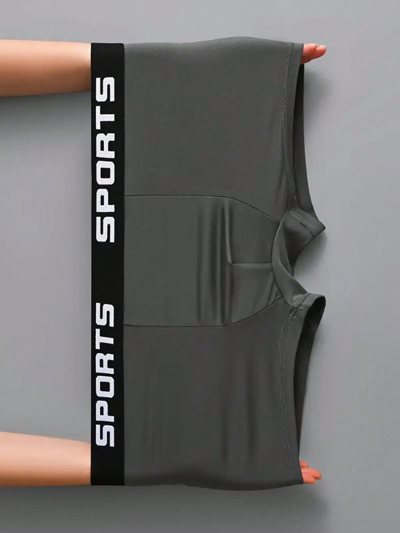 6 قطع من ملابس داخلية للرجال، سروال داخلي بخصر مكت...