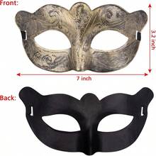 32 Pieces Masquerade Masks Vintage Antique Masks Venetian Masks - DancerPrincePrincessPeri - View 2