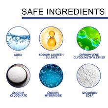 Bathroom Foam Cleaner Spray Powerful Remove Stubborn Stains Dirts Shower Glass Descaler Anti Mold For Bathtub Toilet Wash Basin Stainless Steel Limescale Cleaner Agent - trắng - Xem 9