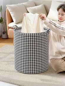 1 Stück zusammenklappbarer Wäschekorb, faltbarer Aufbewahrungskorb aus Stoff, Badezimmer Schmutzwäschekorb, Spielzeug- und Kleidungsaufbewahrungskorb, Wäschekorb