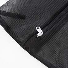 1个耐用洗衣网袋，带拉链封口，方形编织布衣物洗涤袋，用于保护衣物、胸罩、袜子、内衣在洗衣机中免受损坏 - 彩色 - 查看 9