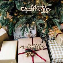 100/15/10/5 pezzi Mini decorazioni natalizie in legno da appendere, piccoli pezzi di legno per DIY, pittura, graffiti, decorazione per albero di Natale, decorazione a forma di lettera, decorazioni natalizie da appendere, regali