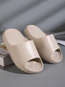 Dép thời trang trẻ em, đế dày mềm mại, dép thường ngày cho cả nam và nữ - Màu be - Xem 2