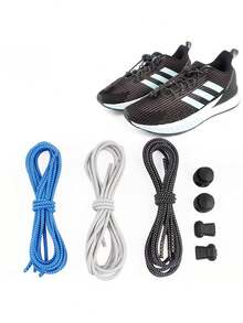 A Pair Of Round, No Knots, Mushroom Spring Buckle Style, Tight Laces, Including Luminous Style Laces, High Elastic Laces, Not Easy To Break. They Are Suitable For Sneaker, Basketball Shoes And Casual Shoes, Convenient And Comfortable To Wear