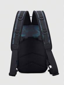 迷彩图案多功能钓鱼背包，适合钓鱼活动 - 彩色 - 查看 5