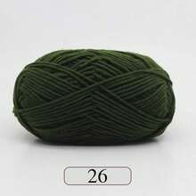 1pc 5-Ply Soft Yarn, DIY Crochet Knitting, Applicable For Crochet Knitting Bags, Scarves, Hats, Sweaters, Dolls